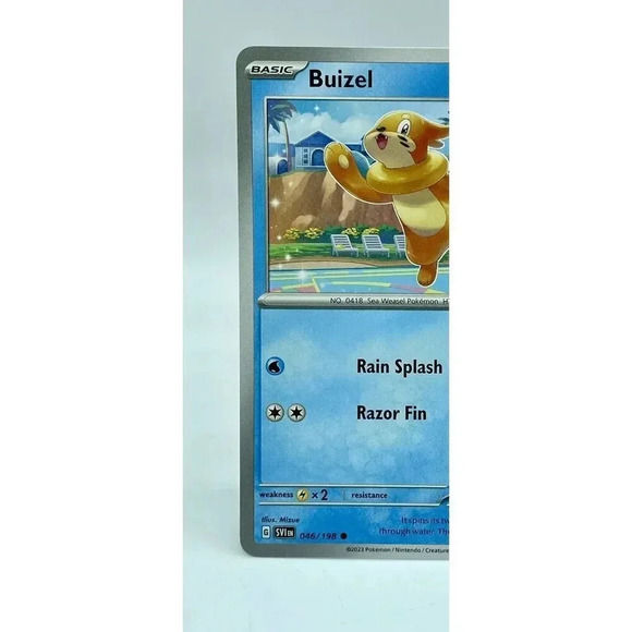 Buizel 46/198 Scarlet & Violet Non Holo Pokemon TCG Mint Unplayed - Picture 2 of 6